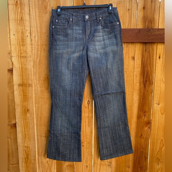 Kut From The Kloth Bootcut Flap Pocket Whisker Fades, Womens Jeans Size 10 - Picture 1 of 4